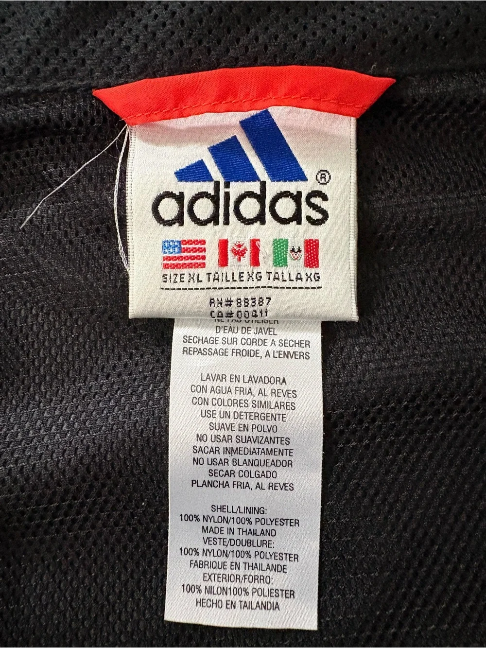 Vintage Adidas 1999 Boston Marathon Full Zip Jacket